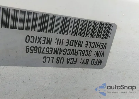 2021 Ram Promaster 2500 High Roof 136 Wb z USA, uszkodzony, nr VIN 3C6LRVCG4ME570659